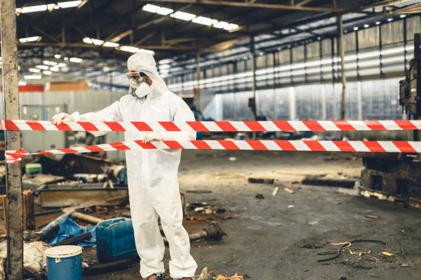 Professional Biohazard technician working in Garland, NE